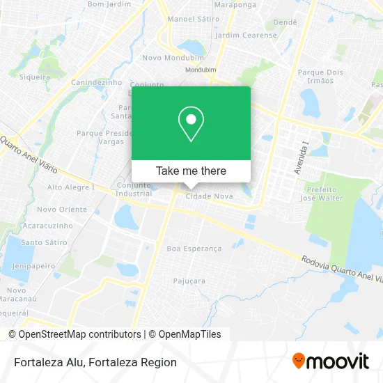 Fortaleza Alu map