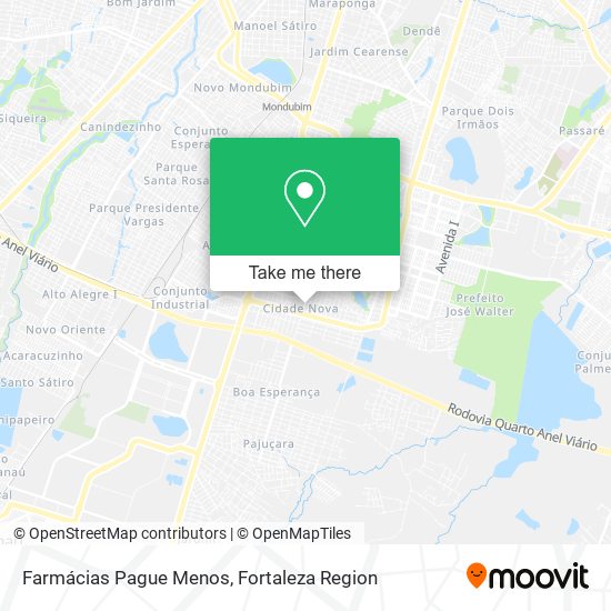 Farmácias Pague Menos map