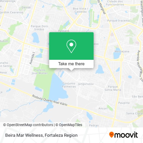 Beira Mar Wellness map