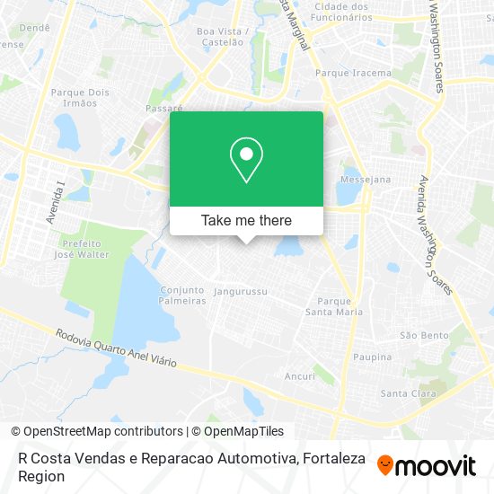 Mapa R Costa Vendas e Reparacao Automotiva