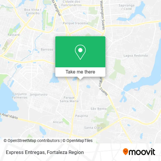 Express Entregas map