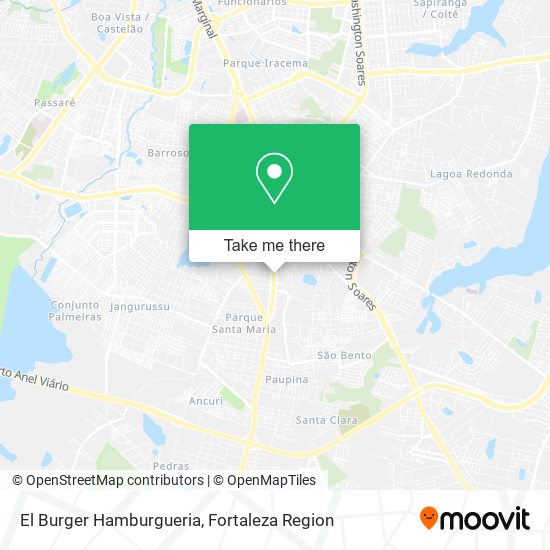 Mapa El Burger Hamburgueria