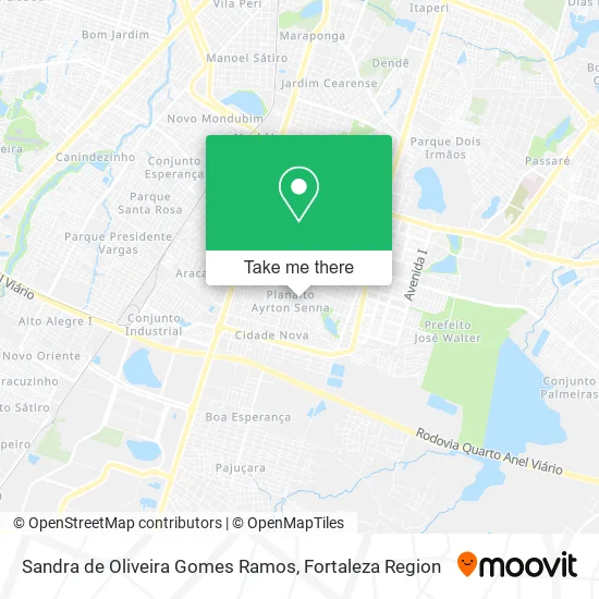 Sandra de Oliveira Gomes Ramos map