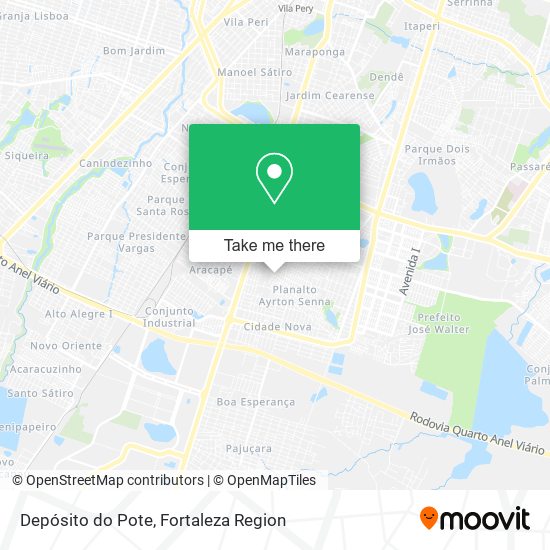 Depósito do Pote map