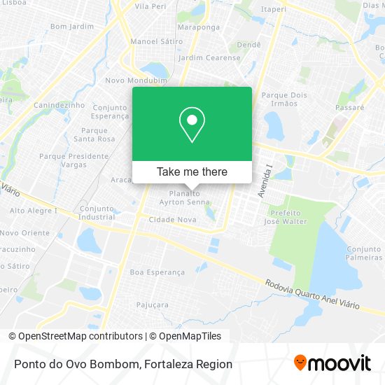 Ponto do Ovo Bombom map