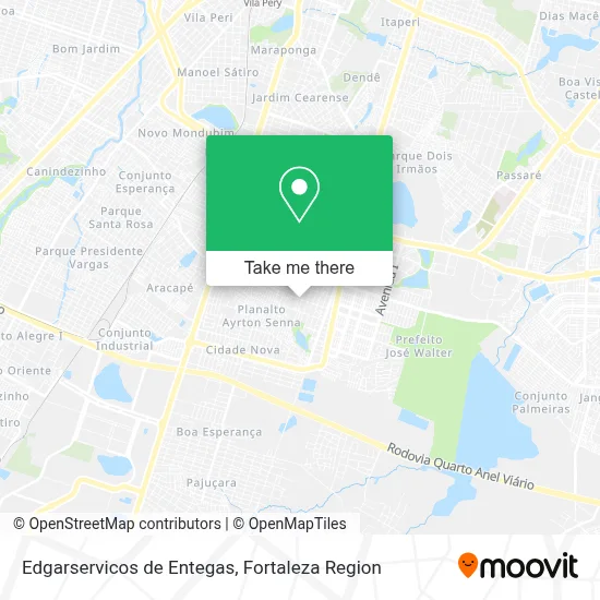 Edgarservicos de Entegas map