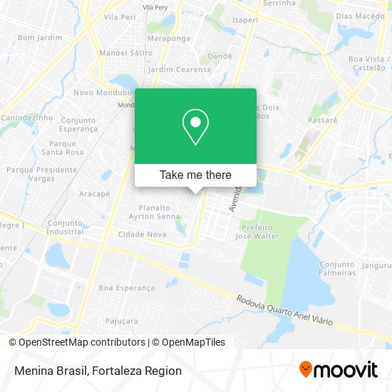 Menina Brasil map