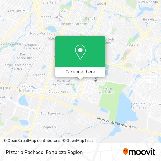 Pizzaria Pacheco map