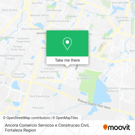 Ancora Comercio Servicos e Construcao Civil map