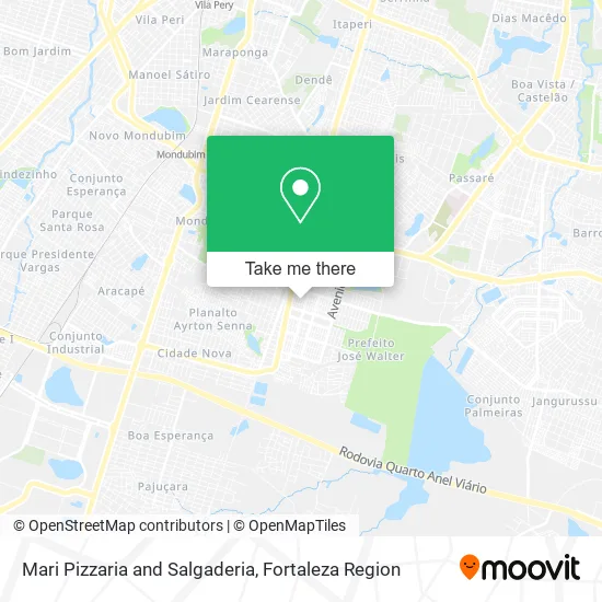 Mari Pizzaria and Salgaderia map