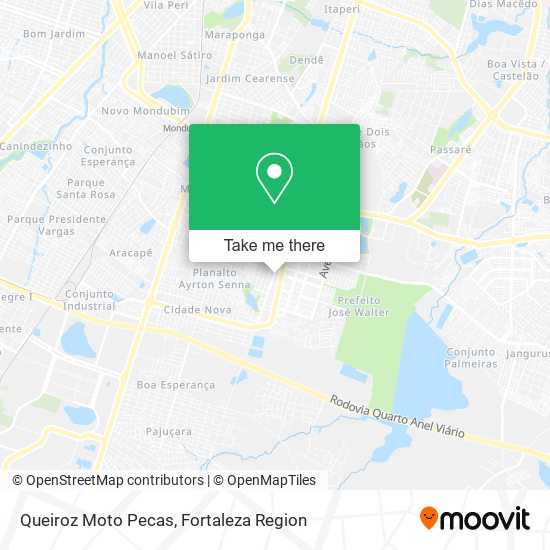 Queiroz Moto Pecas map