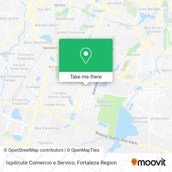 Ispilicute Comercio e Servico map