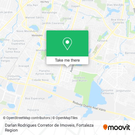 Mapa Darlan Rodrigues Corretor de Imoveis