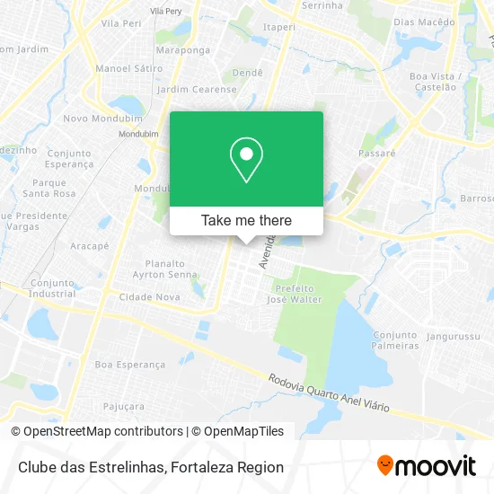 Clube das Estrelinhas map