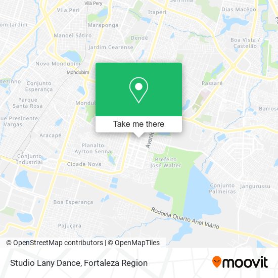 Studio Lany Dance map