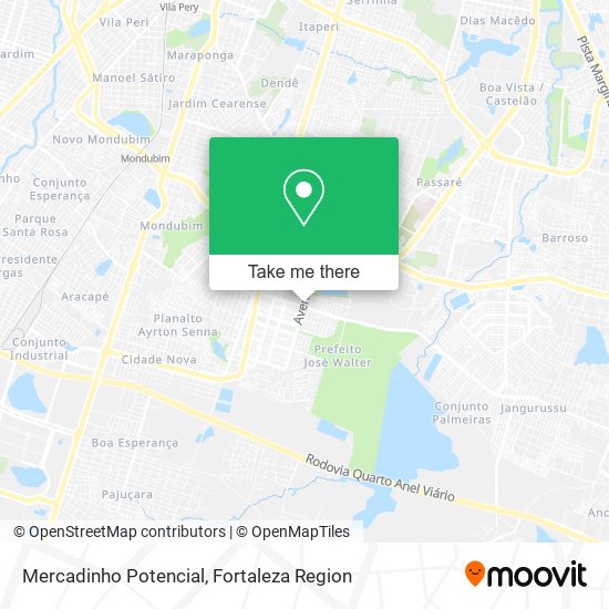 Mercadinho Potencial map