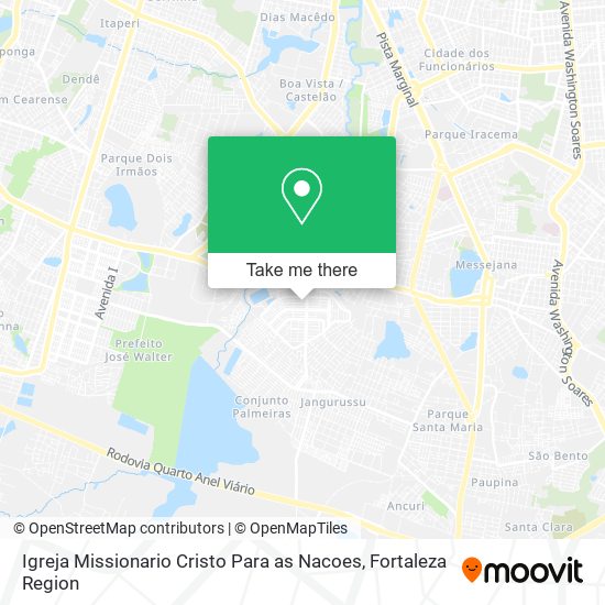 Igreja Missionario Cristo Para as Nacoes map