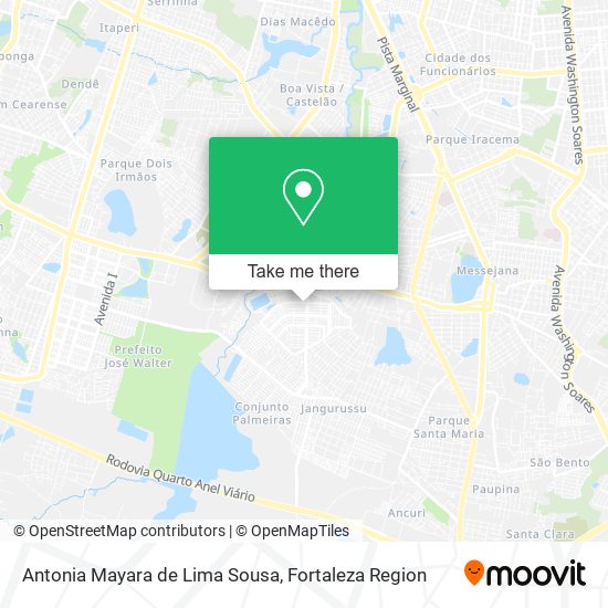 Antonia Mayara de Lima Sousa map