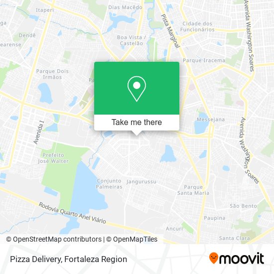 Pizza Delivery map