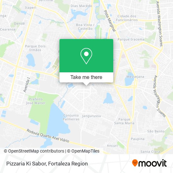 Pizzaria Ki Sabor map