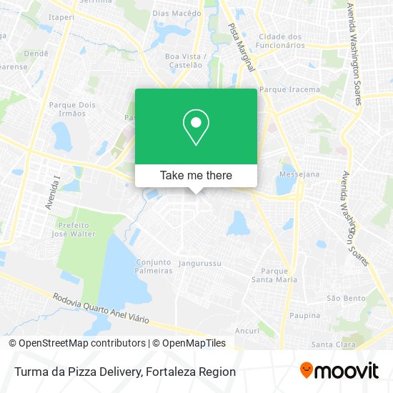 Mapa Turma da Pizza Delivery