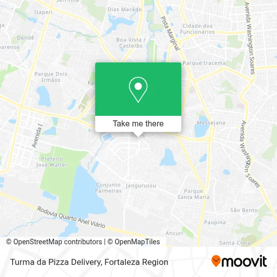 Turma da Pizza Delivery map