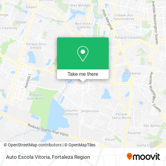 Mapa Auto Escola Vitoria