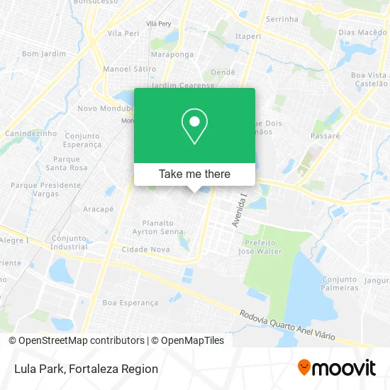 Lula Park map