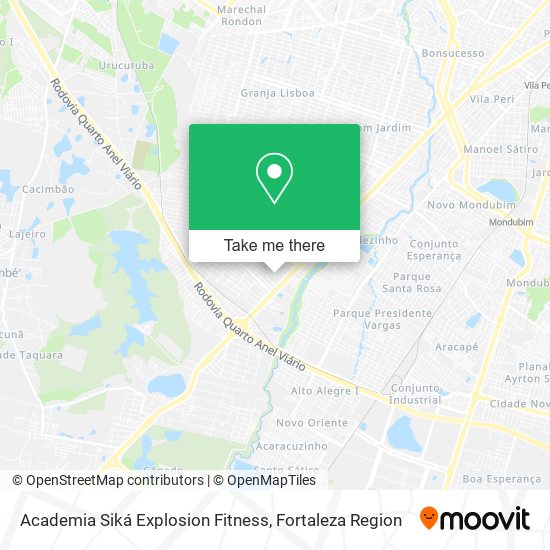 Academia Siká Explosion Fitness map