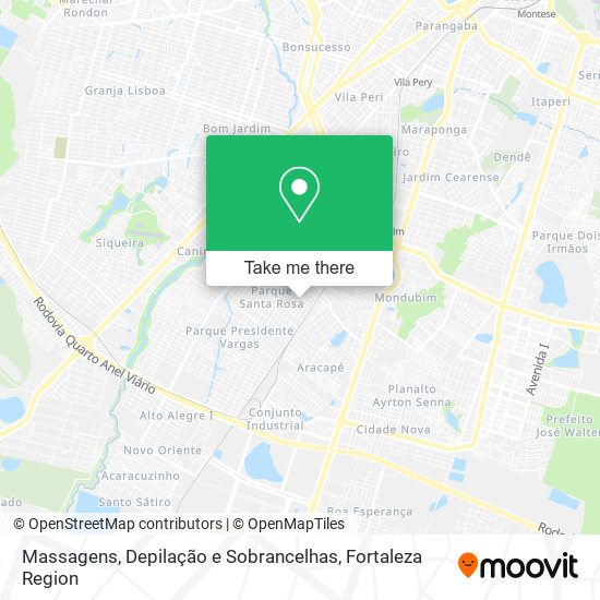 Massagens, Depilação e Sobrancelhas map