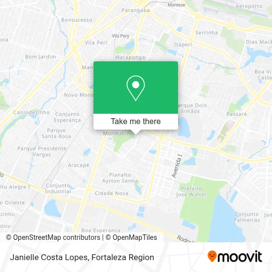 Janielle Costa Lopes map
