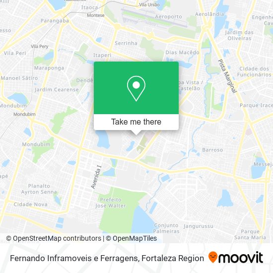Fernando Inframoveis e Ferragens map
