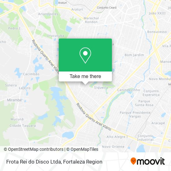 Frota Rei do Disco Ltda map