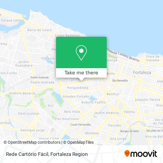 Rede Cartório Fácil map