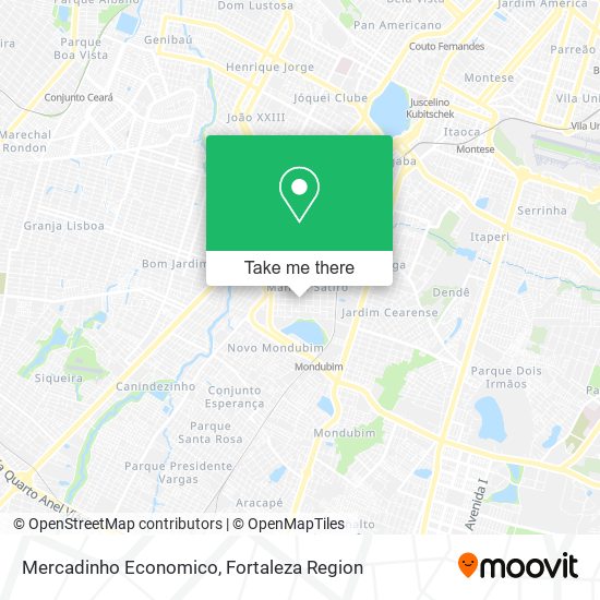 Mapa Mercadinho Economico