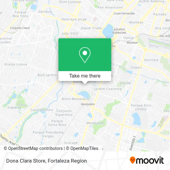 Dona Clara Store map