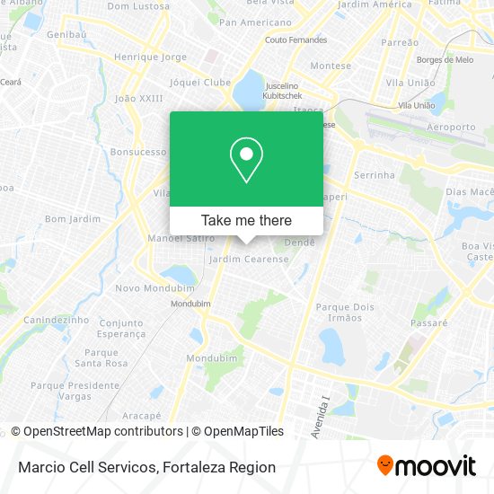 Marcio Cell Servicos map