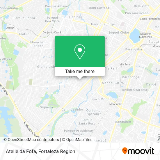 Ateliê da Fofa map