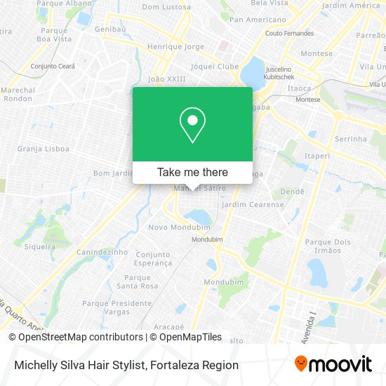 Michelly Silva Hair Stylist map