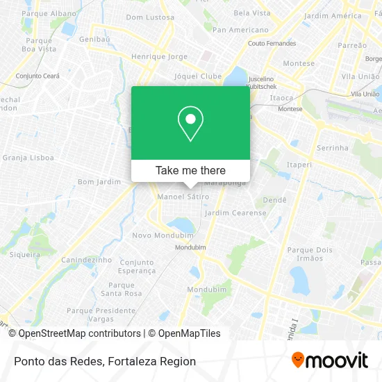 Ponto das Redes map