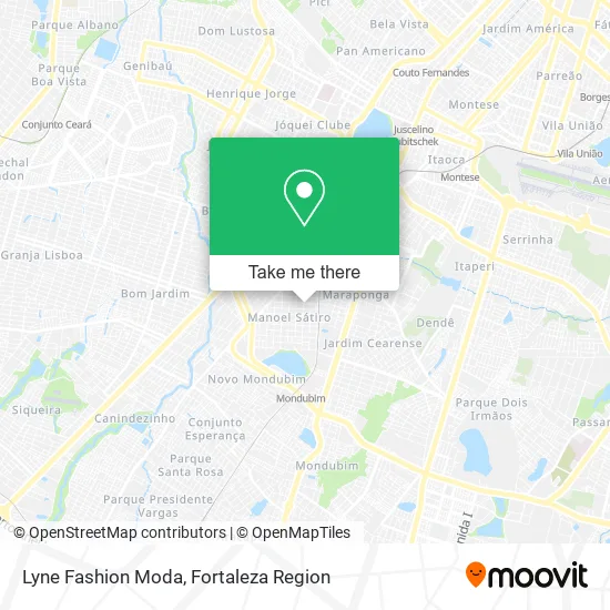 Lyne Fashion Moda map