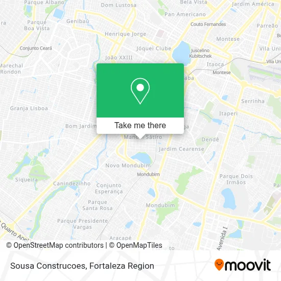 Sousa Construcoes map