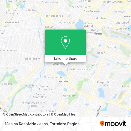 Menina Resolvida Jeans map