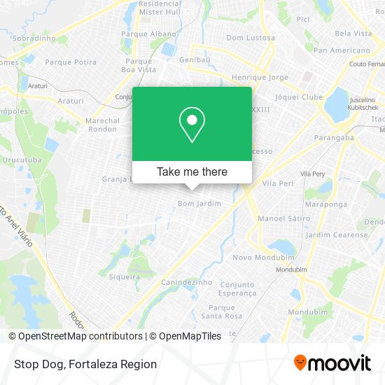 Stop Dog map