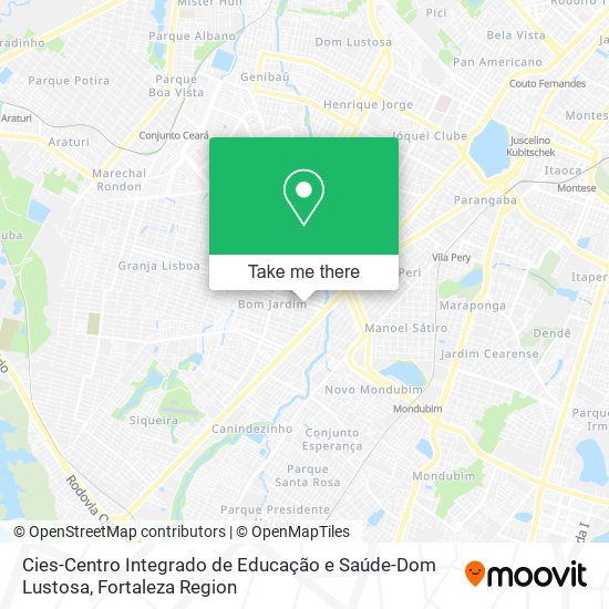 Cies-Centro Integrado de Educação e Saúde-Dom Lustosa map