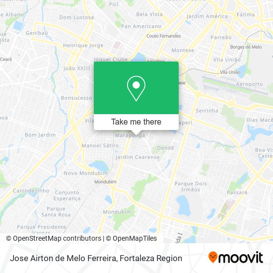 Jose Airton de Melo Ferreira map