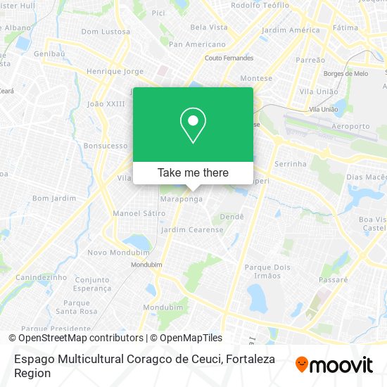 Espago Multicultural Coragco de Ceuci map
