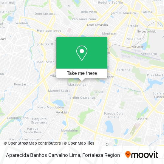 Aparecida Banhos Carvalho Lima map
