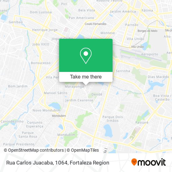 Rua Carlos Juacaba, 1064 map