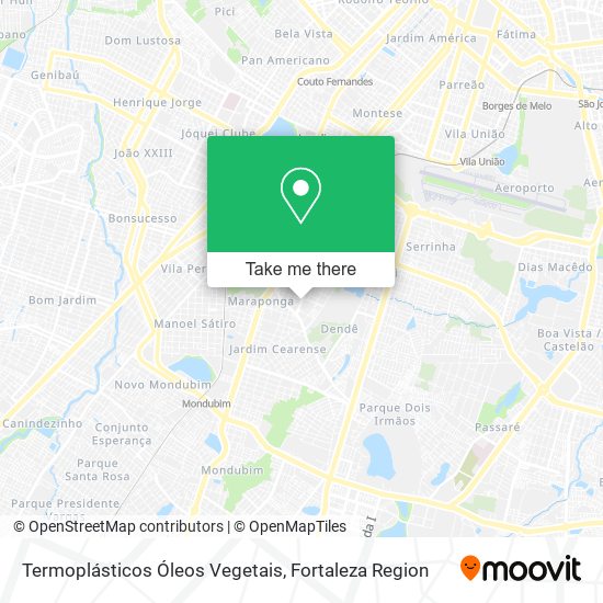 Termoplásticos Óleos Vegetais map